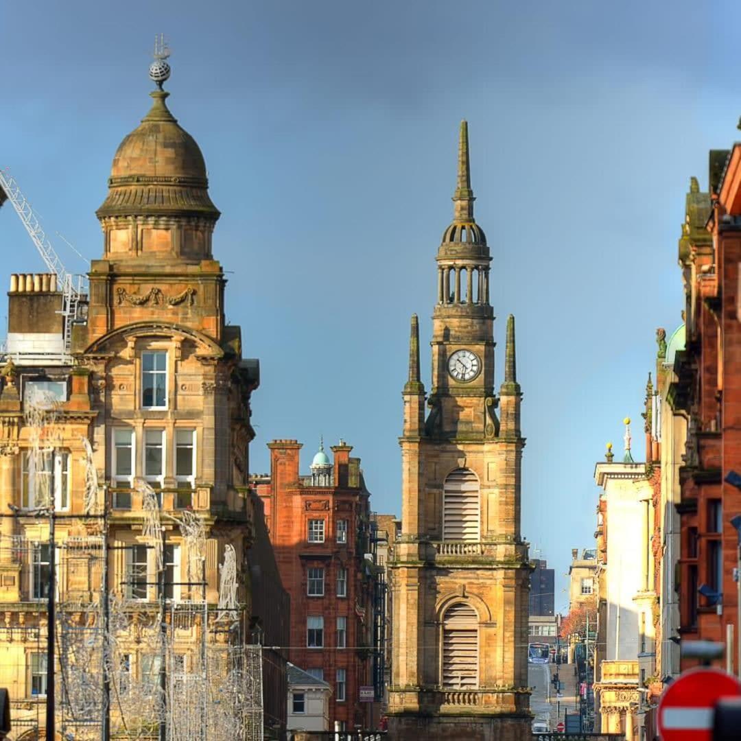 Bright Central Flat With Balcony And Free Parking Glasgow Exteriér fotografie